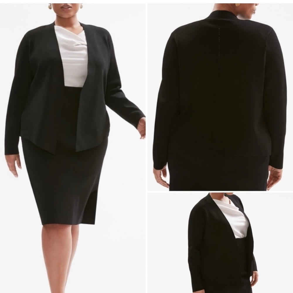 MM Lefluer Woolf Black Jardigan Plus Size 18W (2+) - Picture 2 of 7